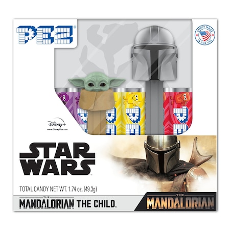 Pez PEZ Star Wars Mandalorian Non Chocolate Candy and Dispenser 1.74 oz 001227